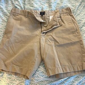 J. Crew Men's Khaki Tan Gramercy Chino Shorts sz 34W